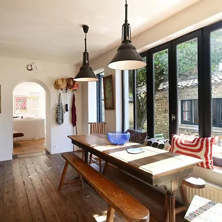 Maison Ancienne Avec Charme, Cour Pavee Et Ombragee, Auvent, 3 Chambres, Au Coeur D'ars-en-re - Fr-1-434-106 阿尔桑雷